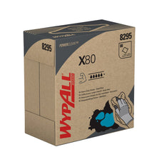 Lade das Bild in den Galerie-Viewer, WypAll® X80 PowerClean - Zupfbox / Stahlblau - 5 Boxes x 80 Sheets | Karton (5 Boxen)