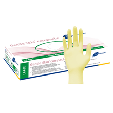 Lade das Bild in den Galerie-Viewer, Meditrade Gentle Skin® Latexhandschuhe compact+ Einweghandschuh