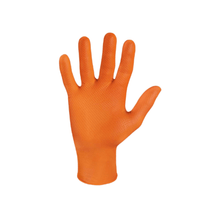 Lade das Bild in den Galerie-Viewer, Meditrade StellarGrip, orange Einweghandschuh aus Nitril