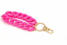 Lade das Bild in den Galerie-Viewer, Schlüsselanhänger mit Karabiner "RUBBER EDITION" Neon-Pink
