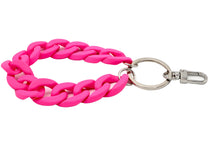 Lade das Bild in den Galerie-Viewer, Schlüsselanhänger mit Karabiner "RUBBER EDITION" Neon-Pink