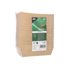 Lade das Bild in den Galerie-Viewer, PAPSTAR 50 Snacktrays, Pappe "pure" - braun