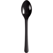 Lade das Bild in den Galerie-Viewer, Mehrweg Löffel, 18,5cm, schwarz, PP | Packung (50 Stück)