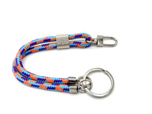 Lade das Bild in den Galerie-Viewer, Schlüsselanhänger aus Seil mit Karabiner Coral Mix