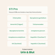 Lade das Bild in den Galerie-Viewer, STI Pro Heimtest - Geschlechtskrankheiten-Test