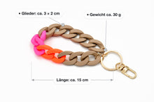 Lade das Bild in den Galerie-Viewer, Schlüsselanhänger mit Karabiner "RUBBER EDITION" Neon-Pink