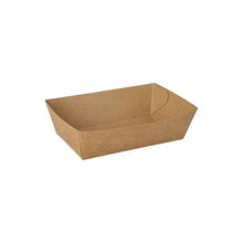 Lade das Bild in den Galerie-Viewer, PAPSTAR 50 Snacktrays, Pappe "pure" - braun