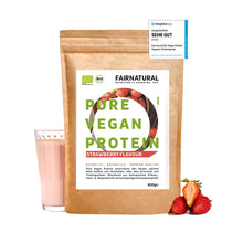 Lade das Bild in den Galerie-Viewer, Bio Veganes Proteinpulver Erdbeere ohne Soja