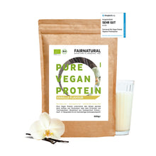 Lade das Bild in den Galerie-Viewer, Bio Veganes Proteinpulver Vanille ohne Soja