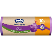 Lade das Bild in den Galerie-Viewer, Swirl Duft-Müllbeutel Vanille-Lavendel 10 l Reißfest & Dicht | Rolle (14 Beutel)