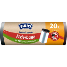 Lade das Bild in den Galerie-Viewer, Swirl Fixierband-Müllbeutel 20 l Reißfest & Dicht | Rolle (15 Beutel)