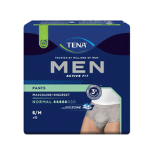 Lade das Bild in den Galerie-Viewer, TENA Men Active Fit Pants Normal Inkontinenzpants, grau