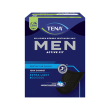Lade das Bild in den Galerie-Viewer, TENA Men Active Protective Shield Extra Light Inkontinenzeinlage | Packung (14 Stück)