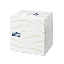 Lade das Bild in den Galerie-Viewer, Tork 140278 Tork extra weiche Kosmetiktücher im Spenderwürfel | Karton (30 Packungen)