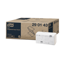 Lade das Bild in den Galerie-Viewer, Tork 290143 weiche Zickzack-Handtücher Advanced H3 2-lagig | Karton (15 Packungen)