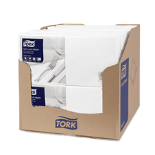 Lade das Bild in den Galerie-Viewer, Tork 477414 Soft Lunchservietten Weiß Advanced 3-lagig | Karton (10 Packungen)