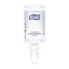 Lade das Bild in den Galerie-Viewer, Tork 520701 Sensitive Hand-Schaumseife Premium S4 | Flasche (1 l)