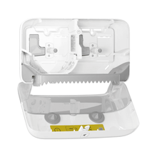 Lade das Bild in den Galerie-Viewer, Tork 558040 Doppelrollenspender für hülsenloses Midi Toilettenpapier Elevation T7 | Packung (1 Stück)