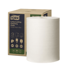 Lade das Bild in den Galerie-Viewer, Tork 90537 Langlebige Reinigungstücher Premium W1 W2 W3 | Karton (1 Rolle)
