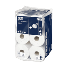 Lade das Bild in den Galerie-Viewer, Tork SmartOne® 472193 Mini Toilettenpapier Advanced T9 2-lagig | Karton (12 Rollen)