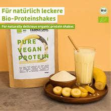 Lade das Bild in den Galerie-Viewer, Bio Veganes Proteinpulver Banane ohne Soja
