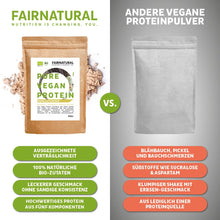 Lade das Bild in den Galerie-Viewer, Bio Veganes Proteinpulver Vanille ohne Soja