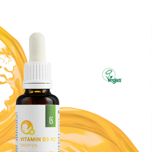 Lade das Bild in den Galerie-Viewer, Vitamin D3-K2 Tropfen (50ml.)