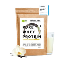 Lade das Bild in den Galerie-Viewer, Bio Whey Protein Pulver Vanille