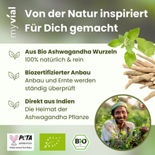 Lade das Bild in den Galerie-Viewer, Bio Ashwagandha Kapseln