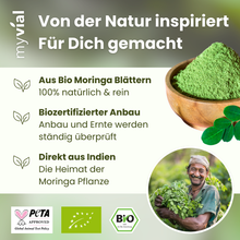 Lade das Bild in den Galerie-Viewer, Bio Moringa Pulver