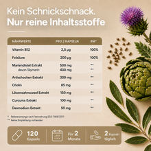 Lade das Bild in den Galerie-Viewer, Leber Plus – Mariendistel Komplex