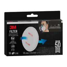 Lade das Bild in den Galerie-Viewer, 3M™ Partikelfilter 2135, P3, 1 Paar/Packung | Packung (1 Stück)