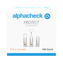 Lade das Bild in den Galerie-Viewer, Alphacheck PROTECT Sicherheitslanzetten