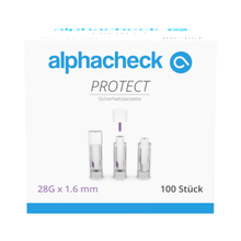 Lade das Bild in den Galerie-Viewer, Alphacheck PROTECT Sicherheitslanzetten
