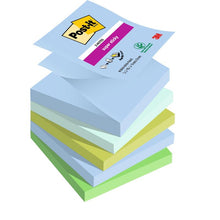 Lade das Bild in den Galerie-Viewer, Post-it® Super Sticky Z-Notes, Boost Collection, 76 mm x 76 mm, 90 Blatt/Block, 100% PEFC