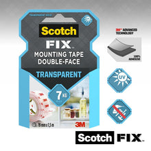 Lade das Bild in den Galerie-Viewer, Scotch-FIX™ Transparentes doppelseitiges Montageband 4910C