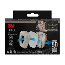 Lade das Bild in den Galerie-Viewer, Auslaufartikel: 3M™ Filtersatz 6002-1, A2P2 organische Dämpfe (2x6055, 2x5925, 2x501) | Packung (1 Stück)