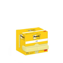 Lade das Bild in den Galerie-Viewer, Post-it® Notes, Gelb, 38 mm x 51 mm, 100 Blatt/Block, 12 Blöcke/Packung, Kartonverpackung, 100% PEFC, SGSCH-PEFC-COC-110078 | Packung (1 Stück)