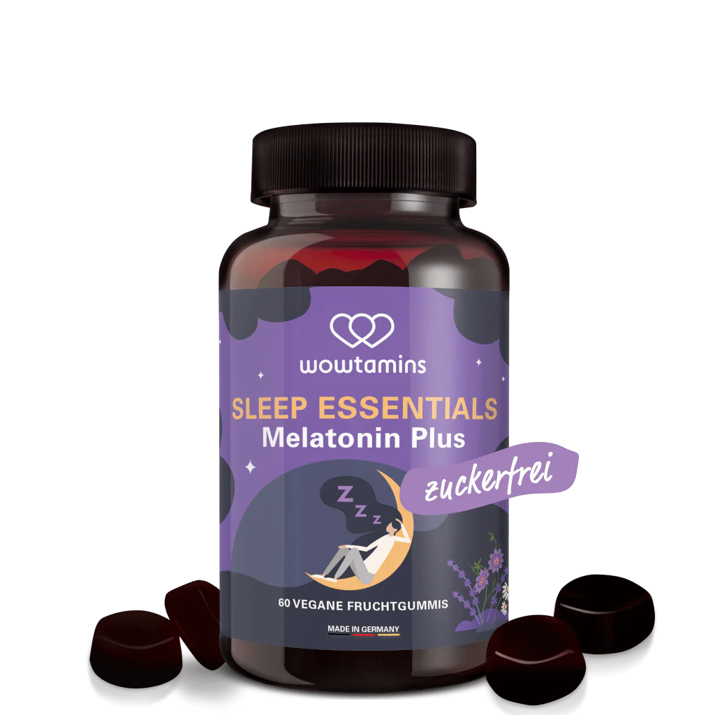 wowtamins SLEEP Essentials Melatonin Plus (zuckerfrei)