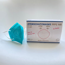 Lade das Bild in den Galerie-Viewer, 10x Kleine FFP2 Maske Made in Germany - Medical Green
