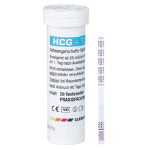 Lade das Bild in den Galerie-Viewer, Cleartest hCG Schwangerschafts-Teststreifen - 20 Stück | Packung (20 Tests)
