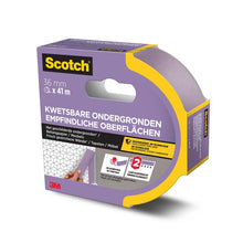 Lade das Bild in den Galerie-Viewer, Scotch® Malerabdeckband für empfindliche Oberflächen, 36 mm x 41 m, 1 Rolle/Packung, 100% PEFC SGSCH-PEFC-COC-110078 | Packung (1 Rolle)

