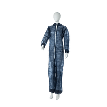 Lade das Bild in den Galerie-Viewer, MED-COMFORT PP-Overall mit Stehkragen, blau
