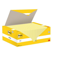 Lade das Bild in den Galerie-Viewer, Post-it® Notes, Gelb, 76 mm x 127 mm, Promotion, 100 Blatt/Block, 16 Blöcke + 4 Gratis/Packung, 100% PEFC, SGSCH-PEFC-COC-110078 | Packung (1 Stück)
