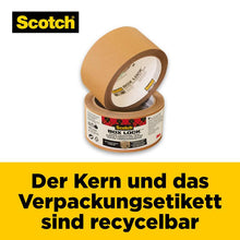 Lade das Bild in den Galerie-Viewer, Scotch® Box Lock™ Papier-Verpackungsband, 48 mm x 22,8 m, 1 Rolle/Packung | Packung (1 Rolle)
