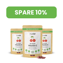 Lade das Bild in den Galerie-Viewer, Bio Vitamin C Kapseln aus Acerola
