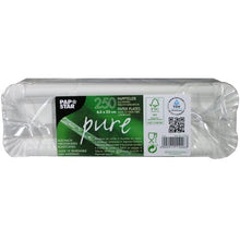 Lade das Bild in den Galerie-Viewer, PAPSTAR 250 Teller, Pappe "pure" eckig weiss
