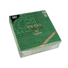 Lade das Bild in den Galerie-Viewer, PAPSTAR 50 Servietten "ROYAL Collection" 1/4-Falz 40 x 40 cm grün
