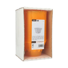 Lade das Bild in den Galerie-Viewer, Starpak 50 Eis- und Dessertschalen, PS rund 500 ml Ø 13 cm · 7,5 cm orange | Papptray (50 Stück)
