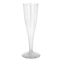 Lade das Bild in den Galerie-Viewer, Starpak 10 Stiel-Gläser für Sekt, PS 0,1 l Ø 4,8 cm · 19,9 cm glasklar einteilig | Papptray (10 Stück)
